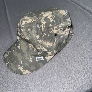 Army Military Camo Cap Used Adjustable Child One Size